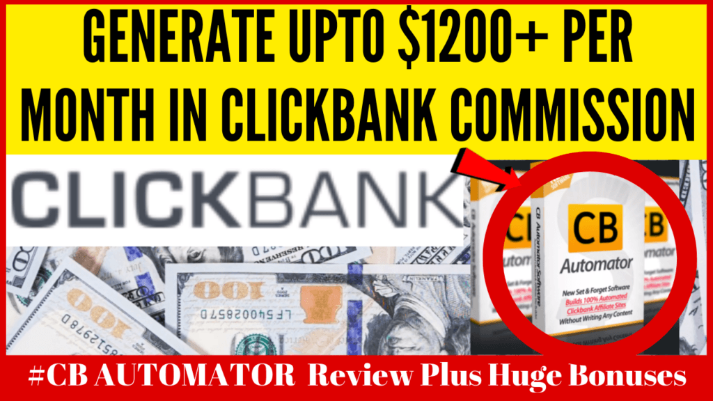 Cb Automator Review Plus Best Bonuses Dfy Clickbank - 